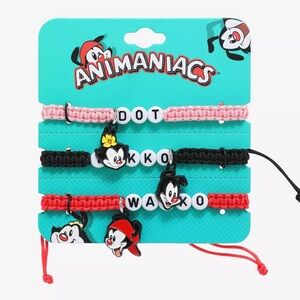 Animaniacs Cord Bracelets set of 3 NWT